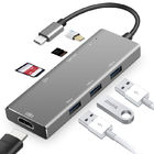 1つのSD TFのカード読取り装置多数USB Cのハブに付きスマートな電話7つ