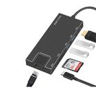 5 Gbps 4K HDMI TFのカード読取り装置USB Cのドッキング・ステーション